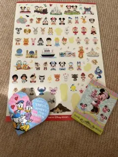 ディズニーシールメモ帳セット