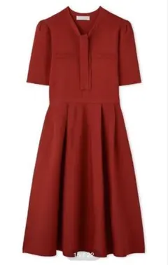 【新品未使用タグ付き】CELFORD ボウタイニットワンピース 36