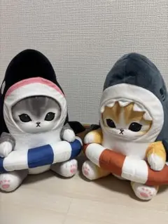 mofusandぬいぐるみ　サメにゃん・シャチにゃん