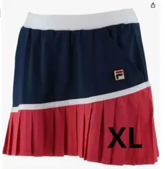 【美品】FILA フィラ テニススコート XL 23SS プリーツ VL2613のサムネイル
