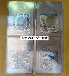 【ゾロ、サンジ、ロー、キッド】SEC 4枚セット ローダー付き