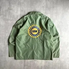 【70s vintage】UAW ドリズラージャケット　ジップブルゾン　企業物