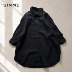 極美品】ドゥーズィエムクラス リネンシャツ 23ss ゆったり 羽織り 黒