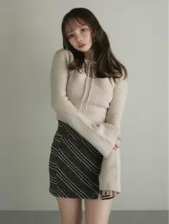 トップス Ami line tops ivory andmary ANDMARY】Ami line tops