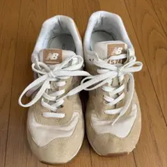 ニューバランス574 ベージュ26cm