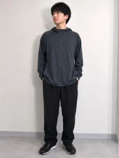 UNIQLO ユニクロ ドライEX UVカット フルジップパーカー M グレーのサムネイル