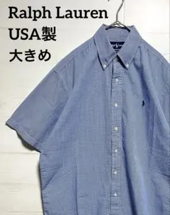 Ralph Lauren USA製 BDチェックシャツ BLAIRE サイズS