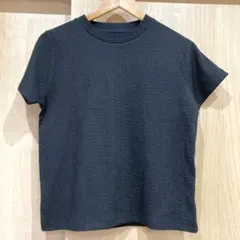 ワークマンカラーズ ♡ 撥水シャーリングストレッチショートTシャツ ♡ブラック