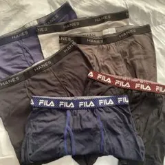 Hanes &FILA ボクサーパンツ 6枚セット LLサイズ