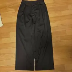 beauty and youth タックワイドスラックス　黒　L