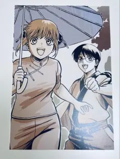 銀魂 吉原大炎上 映画特典第6弾 ポストカード 神楽 志村新八