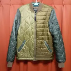 アルファ　キルティングジャケット オリーブグリーン