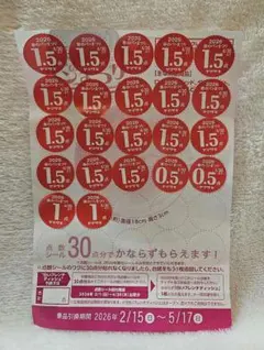 ヤマザキ春のパンまつり　2026 シール30点　お皿1枚分