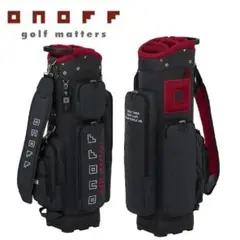 やまさん様【美品】ONOFF キャディバッグ ネイビー - メルカリ