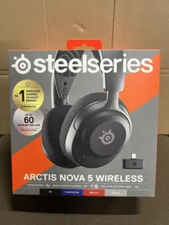 【中古美品】SteelSeries Arctis Nova 5 Wireless SteelSeries - Arctis Nova 5P Wireless Gaming Headset for PS5