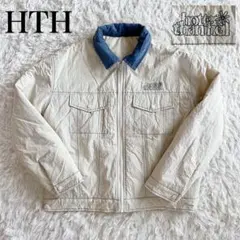未使用級✨ HTH　ナイロン　ミリタリージャケット　シワ加工　フリーサイズ　中綿