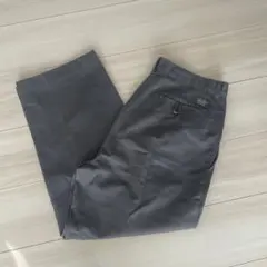 BRITTANIA】ツータックチノ チャコール グレー  チノパン W34×32