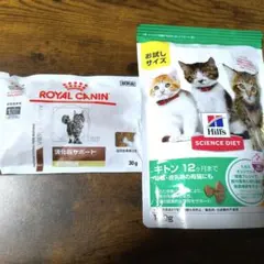 ロイヤルカナン 消化器サポート ヒルズ キトン キャットフード 2点セット