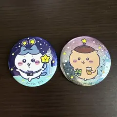 ハチワレ　栗まんじゅう　缶バッチ　スカイツリー