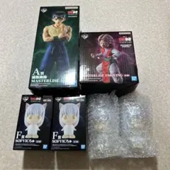 一番くじ 幽遊白書 A賞 浦飯幽助　E賞幻海　フィギュア SOFVICちゅ　蔵馬