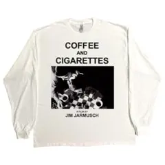 Coffee and Cigarette 映画 [Lサイズ]ロンT ホワイト