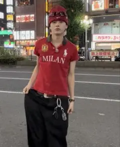 ケンタウロス健太着用 MILAN ビッグポニー ポロシャツ ポロラルフ