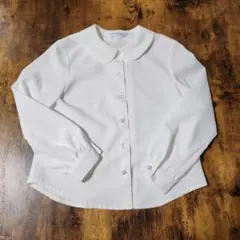 ブラウス　ショパンドゥ　Yシャツ　丸襟　140㎝　冠婚葬祭　フォーマル