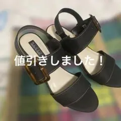 NUOVO ブラックバックストラップサンダルのサムネイル