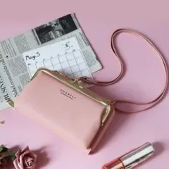 多機能ショルダーバッグ 大容量　スマホポーチ　お財布 カードケース