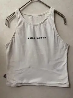 #5275 MIKA LANCÉ ミカランセ フリー タンクトップ ホワイト