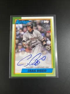 topps mlb オート　craig biggio