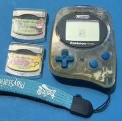 ポケモンミニ本体&ソフト2本(ポケモンパーティミニ、ピンボール)電池付 完動品