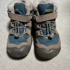 KEEN キッズ ブーツ ボア ネイビー グレー　20センチ