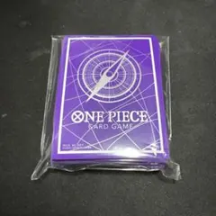 ワンピース カード ゲーム リミテッドカードスリーブ パープル