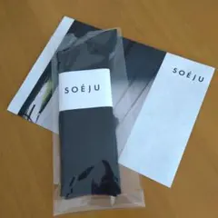 【SOÉJU】セミシアーリブソックス　ブラック