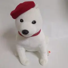 ソフトバンク白い犬のぬいぐるみ 赤い首輪付き，お弁当のセット - メルカリ