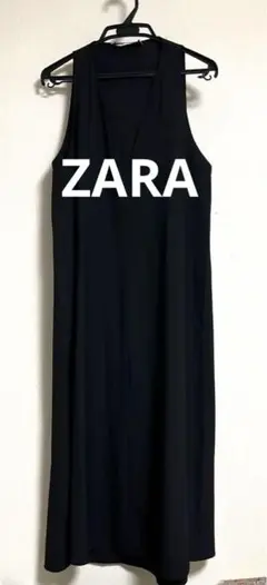 新品未使用　ZARA  ノースリーブ　ロングワンピース　L