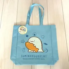 タグ付き！すみっコぐらし すみっコ弁当アップリケトートバッグ　とかげ