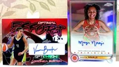 wnba サイン カード auto graph topps nba 女子 バスケ