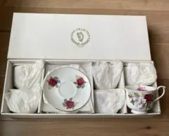 ノリタケANLIETTE 珈琲＆紅茶カップ＆ソーサー各6客 ケーキ皿6枚 18点