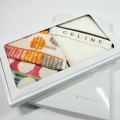 MISSONI CELINE 東急タオルギフト　ウォッシュタオル２枚