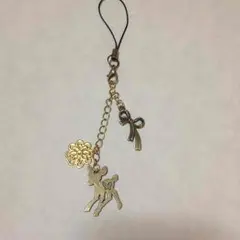 バンビのストラップ☆ハンドメイド