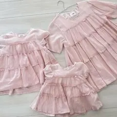 プティマイン 親子 姉妹 リンク セット 抑揚チュニック