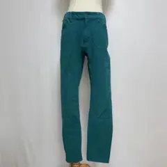 SUCRE ストレッチパンツ（73）カラーパンツ　フォレストグリーン