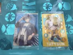 2枚セット】2.14. なおきり たっつんSDカラフルピーチ　ウエハース2