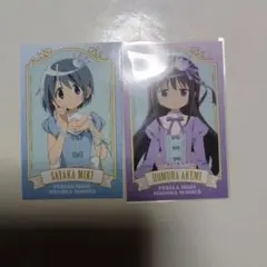 魔法少女まどか★マギカ　美樹さやか　暁美ほむら　ローソン　フォト風カード