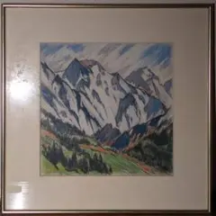 真作 肉筆原画 墨絵 ミクストメディア 春 絵画 - メルカリ