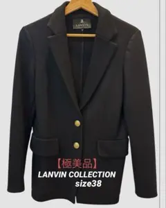 【極美品】LANVIN COLLECTION 金ボタンテーラードジャケット38