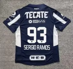 g*e様 Sergio Ramos 93 Monterrey ユニフォーム ネイ - メルカリ