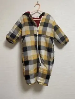 フード付きチェック柄アウター 08 スノーウエア